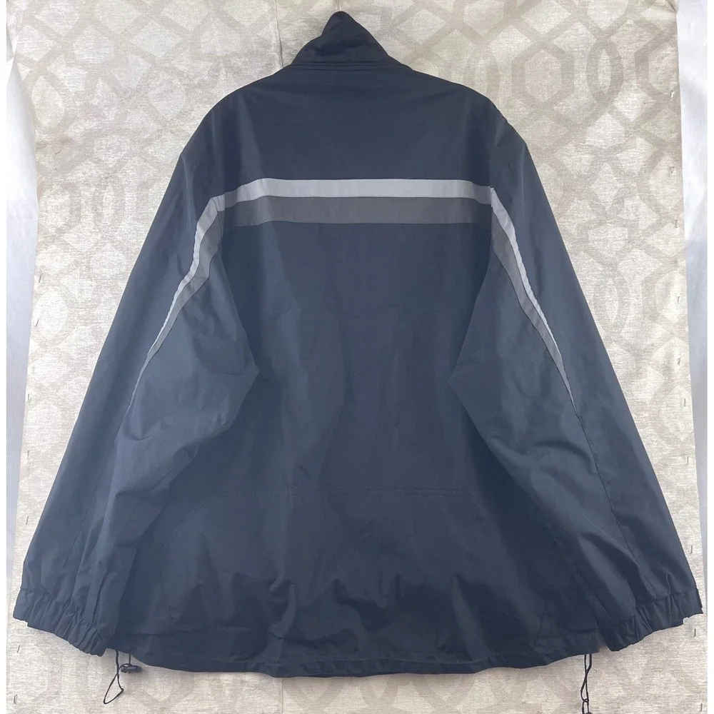 ZeroXposur Mens Evolution Captured Windbreaker Jacket‎ Black Grey L 84340-3